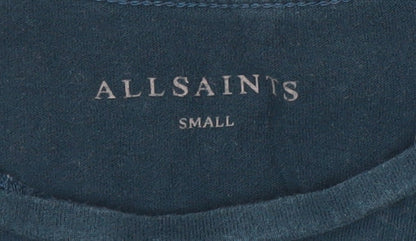 Mens UK Size S AllSaints Blue  T-Shirt