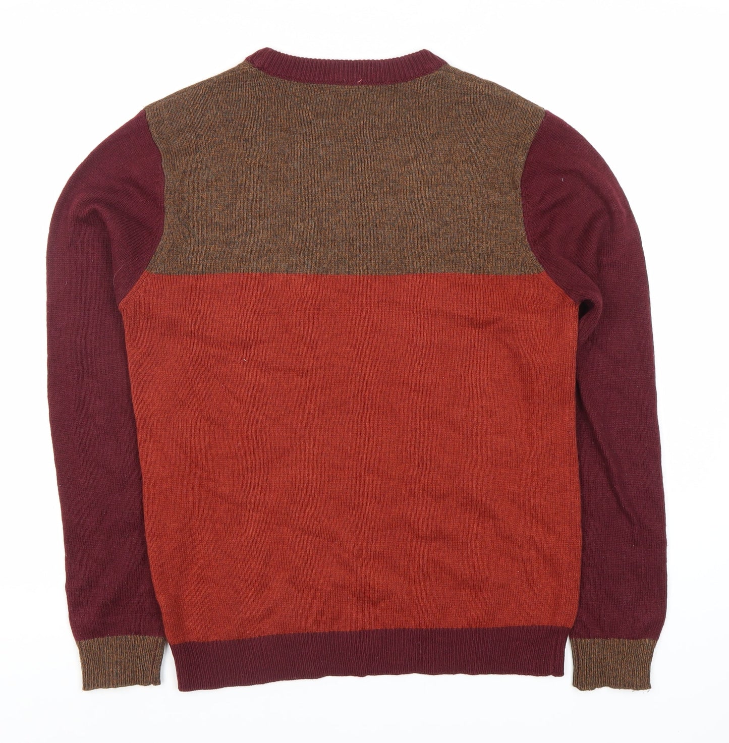 Next Men's Multicoloured Medium Pullover Jumper, Acrylic Wool Blend