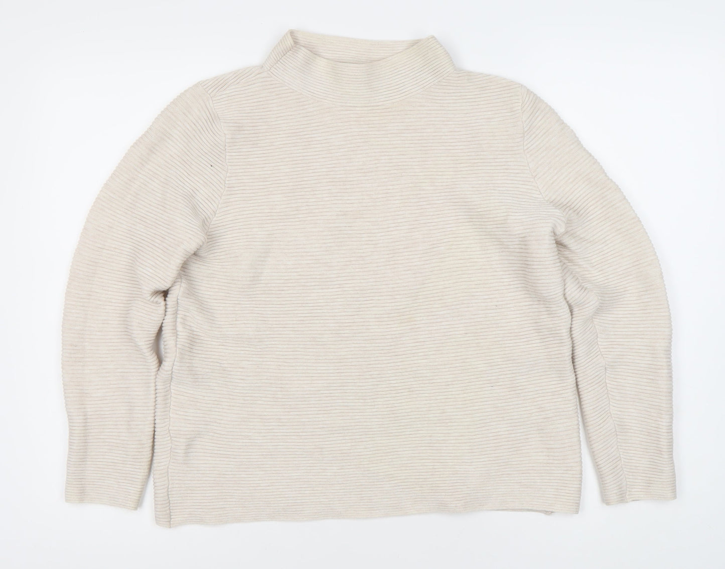 Womens UK Size 12 John Lewis Ivory Pullover Jumper
