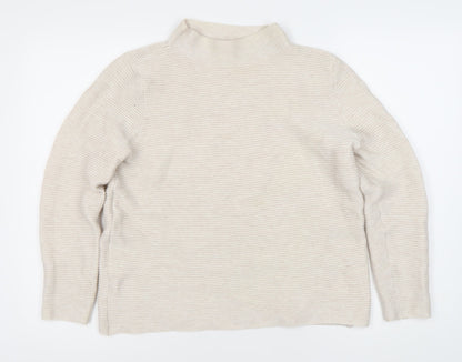 Womens UK Size 12 John Lewis Ivory Pullover Jumper