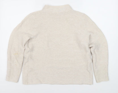 Womens UK Size 12 John Lewis Ivory Pullover Jumper