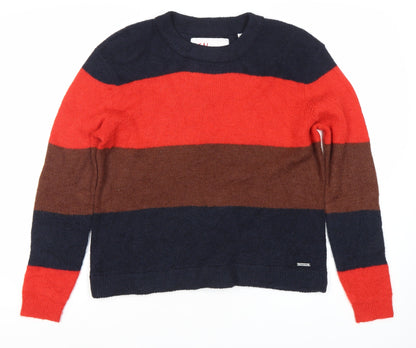 Superdry Men's Multicoloured Striped Pullover Jumper M