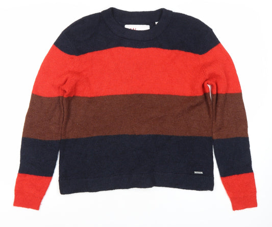 Superdry Men's Multicoloured Striped Pullover Jumper M