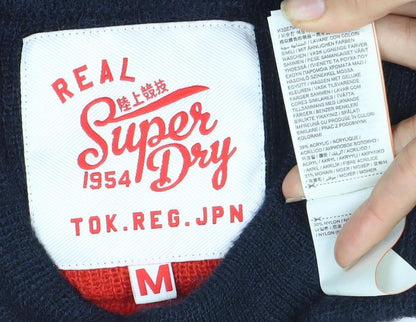 Superdry Men's Multicoloured Striped Pullover Jumper M