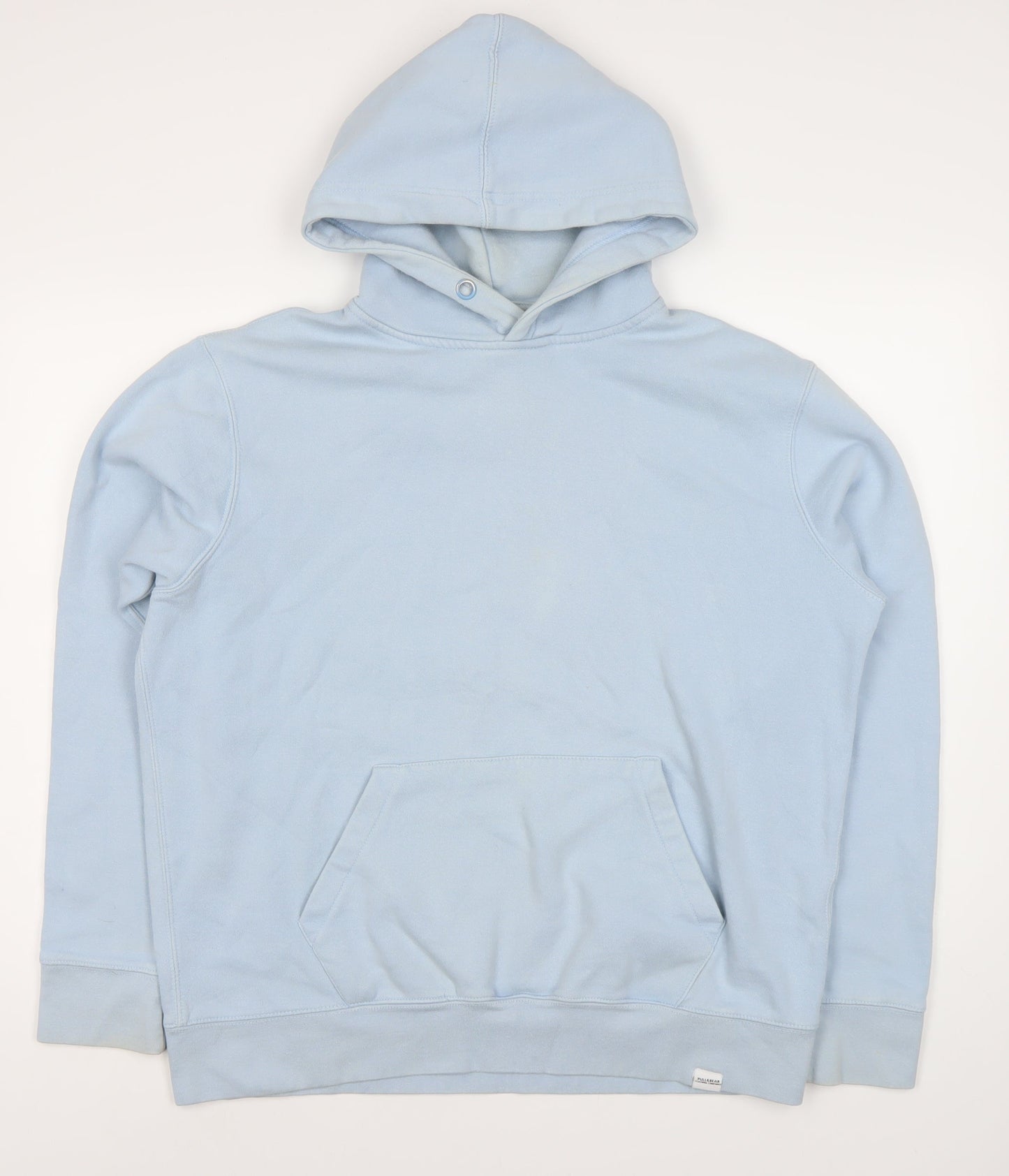 Unisex Adults UK Size 12 Pull&Bear Blue Pullover Hoodie