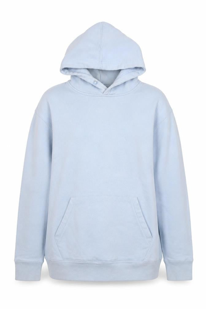 Unisex Adults UK Size 12 Pull&Bear Blue Pullover Hoodie