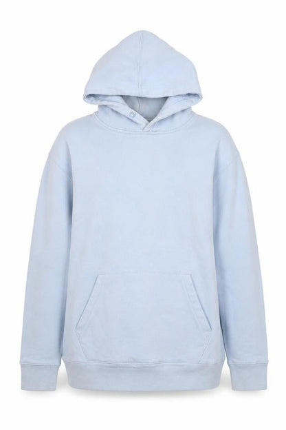 Unisex Adults UK Size 12 Pull&Bear Blue Pullover Hoodie