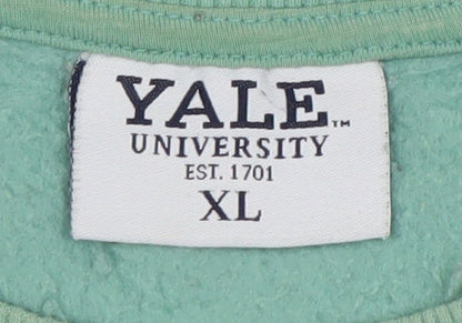 Yale University XL Green Unisex College Sweatshirt
