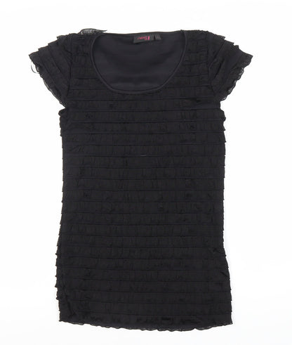 Womens UK Size 12 NEXT Black Basic T-Shirt