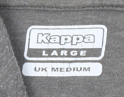 Mens UK Size M Kappa Grey Pullover Hoodie