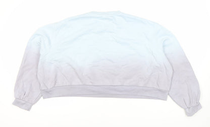 Marks and Spencer Girls Blue Smiley World Sweatshirt 13-14 Years