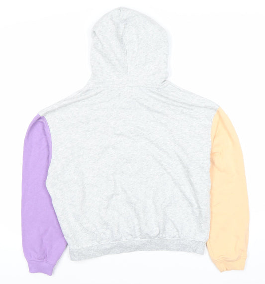 H&M Girls Multicoloured Mickey Mouse Pullover Hoodie 10-12 Years
