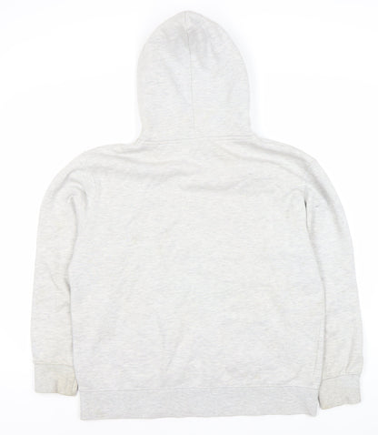 Topshop Grey Unisex Hoodie S Pullover Fleece