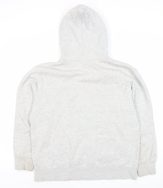 Topshop Grey Unisex Hoodie S Pullover Fleece