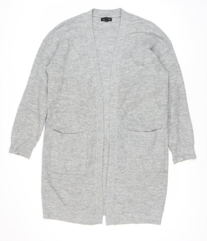 Womens UK Size S New Look Grey Cardigan Jumper