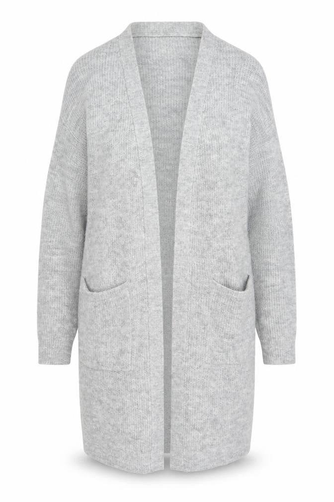 Womens UK Size S New Look Grey Cardigan Jumper