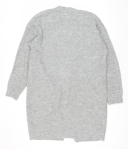 Womens UK Size S New Look Grey Cardigan Jumper