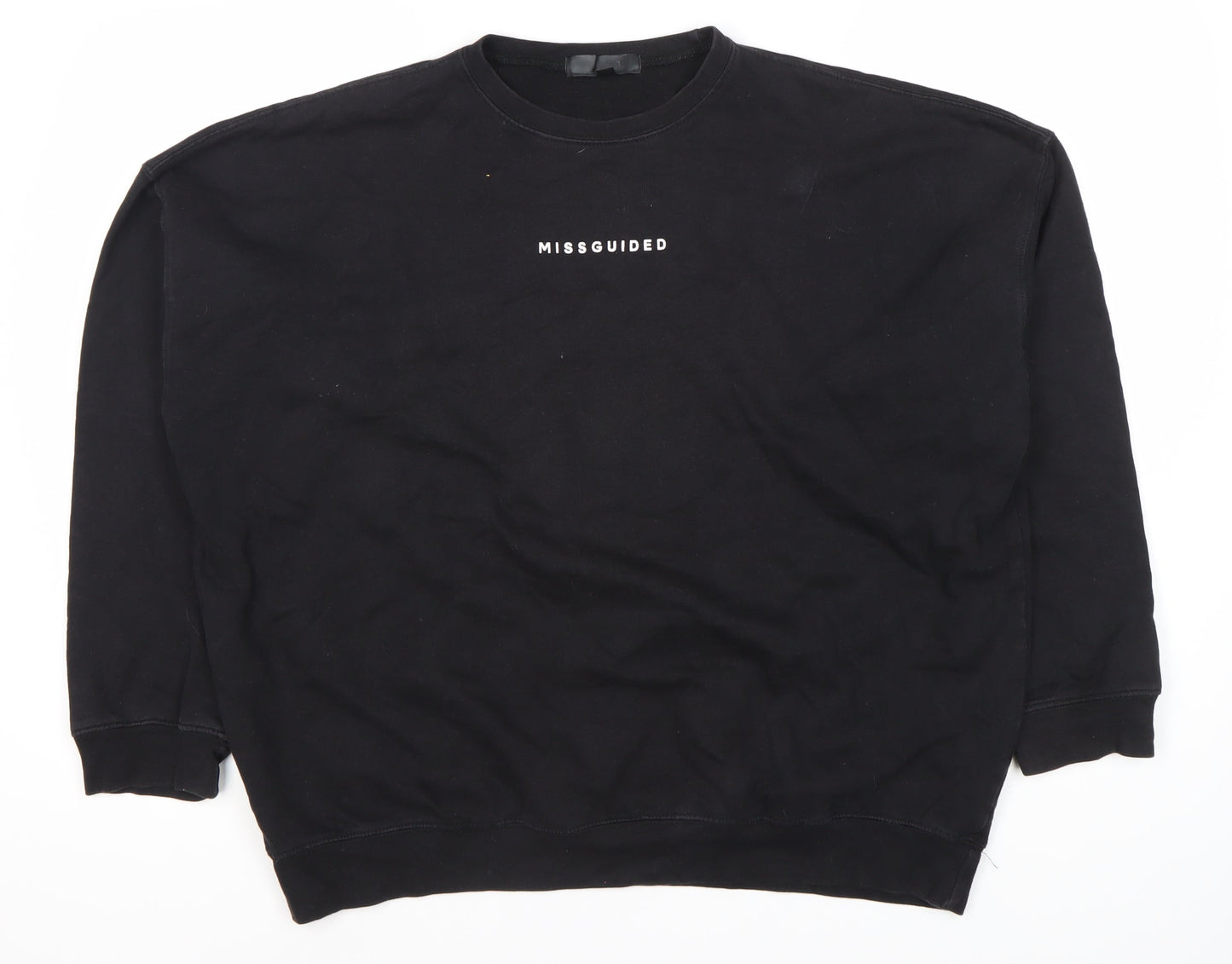 Missguided Women's Black Pullover Sweatshirt Size 6