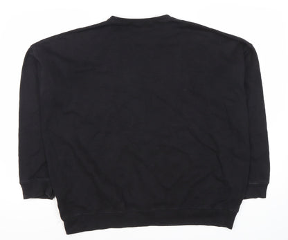 Missguided Women's Black Pullover Sweatshirt Size 6