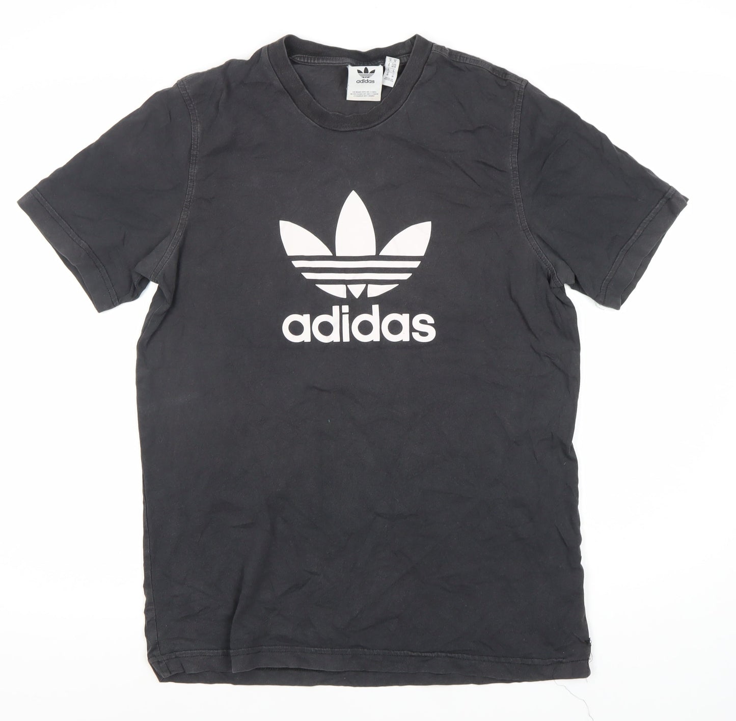 Adidas Men's Black M Logo Crew Neck T-Shirt