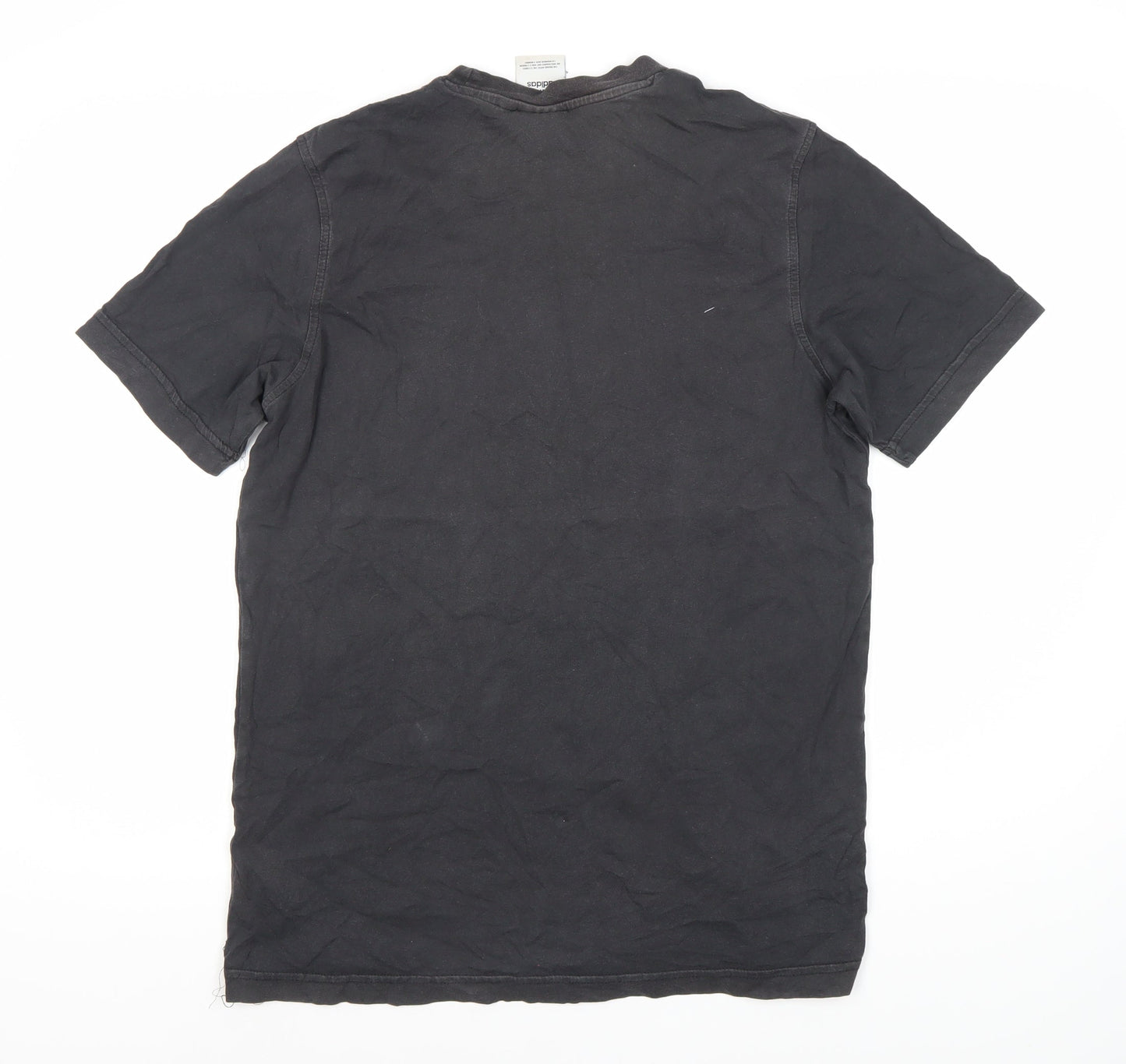 Adidas Men's Black M Logo Crew Neck T-Shirt