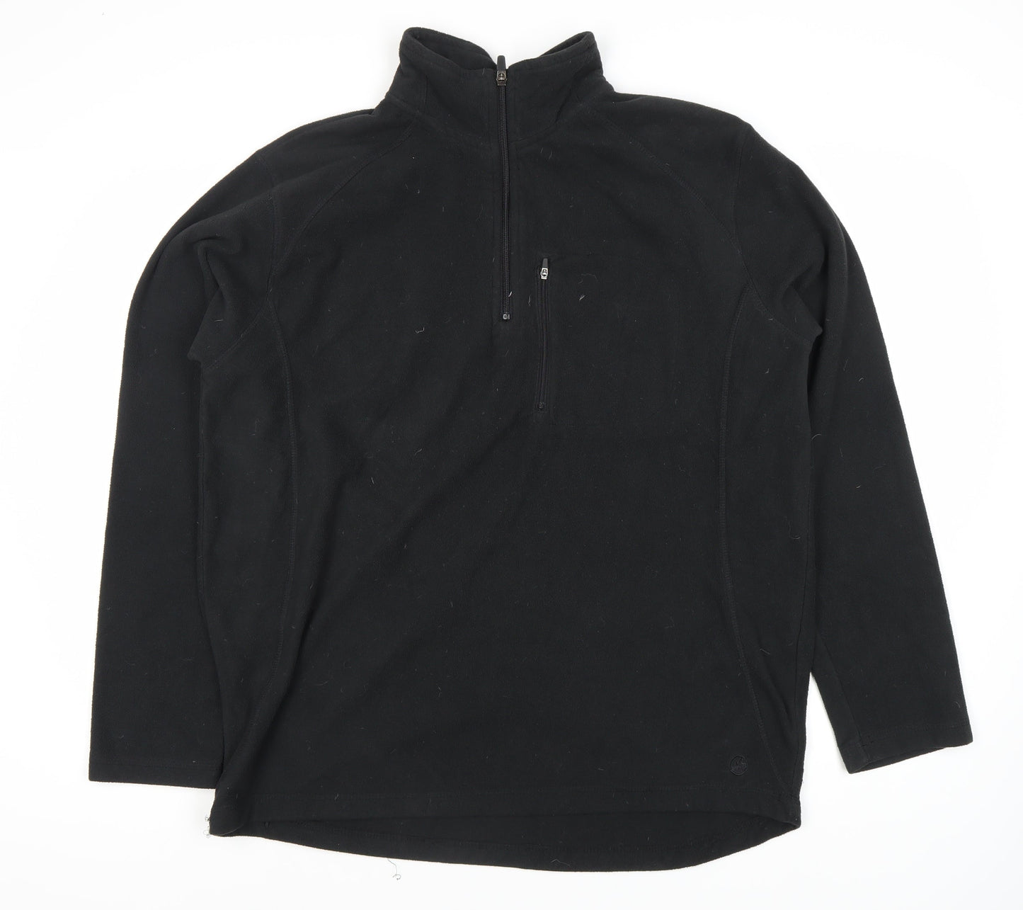 Mens UK Size L Peter Storm Black Henley Sweatshirt