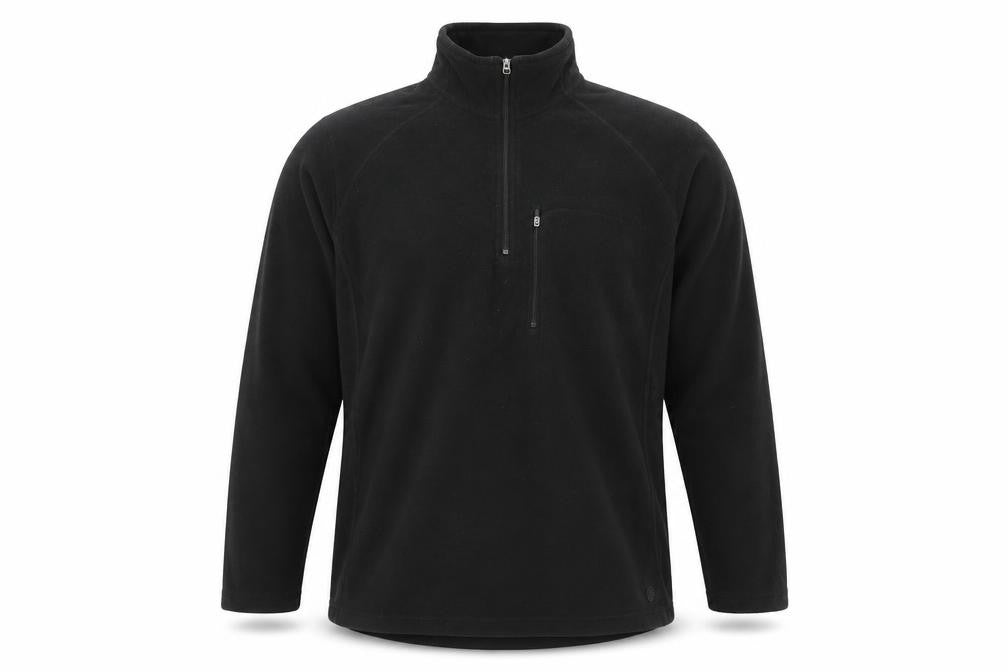 Mens UK Size L Peter Storm Black Henley Sweatshirt