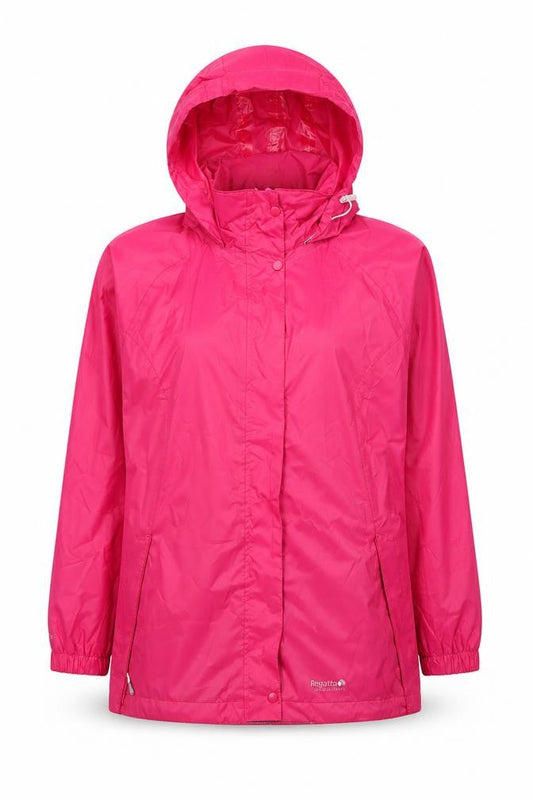 Womens UK Size 12 Regatta Pink Rain Coat