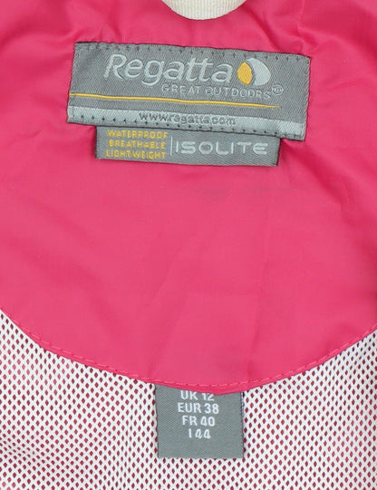 Womens UK Size 12 Regatta Pink Rain Coat