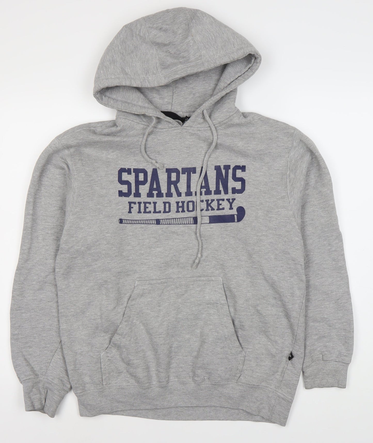 Pennant Men's Grey Pullover Hoodie - Size S, Sports Style