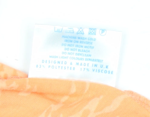 MyProtein Women's Orange Gym Tank Size 12