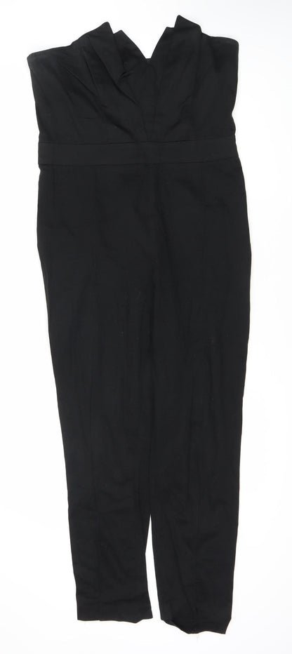 Womens UK Size 12 ASOS One-Piece Black Jumpsuit