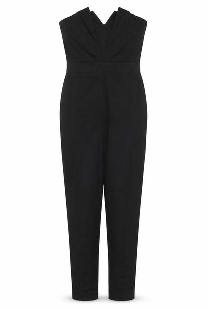 Womens UK Size 12 ASOS One-Piece Black Jumpsuit