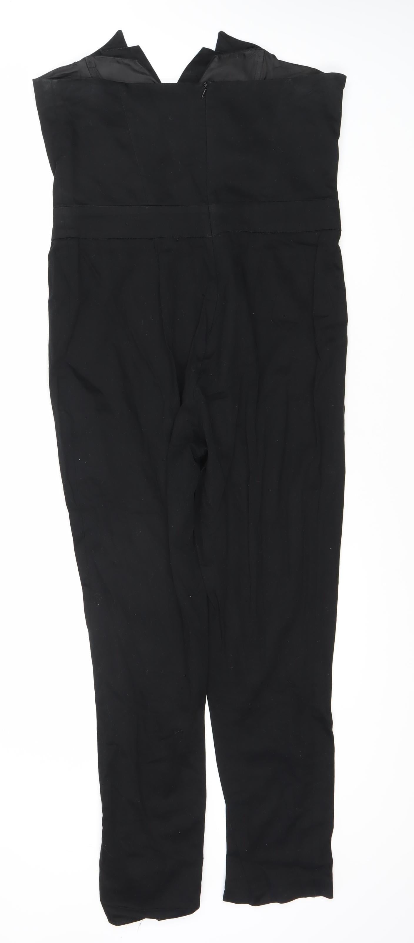 Womens UK Size 12 ASOS One-Piece Black Jumpsuit