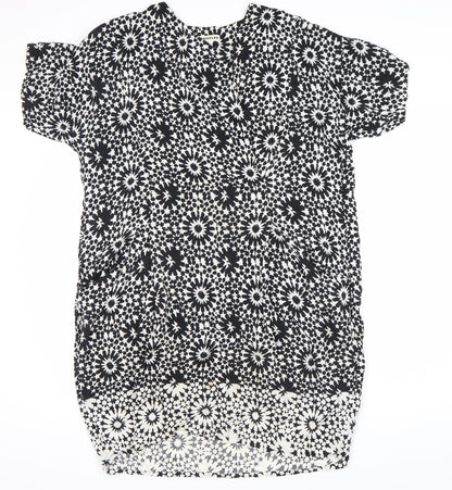 Whistles Women's Black White Geometric Dress UK 16