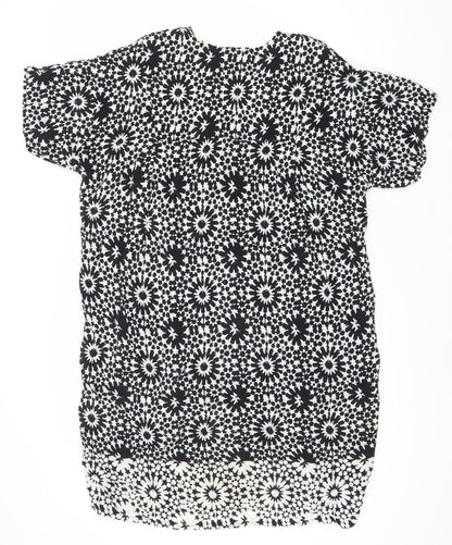 Whistles Women's Black White Geometric Dress UK 16