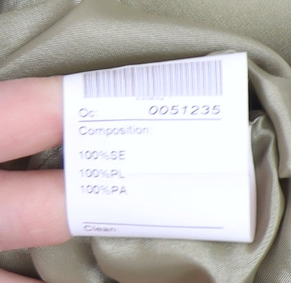 Presen de Luxe Beige Silk Women's Blazer Size 14