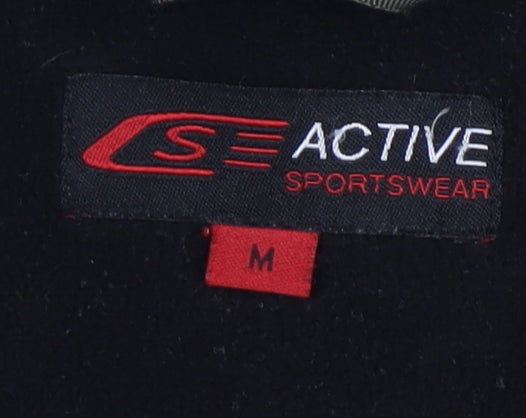 Active Sportswear Men's Green Fleece Jacket M