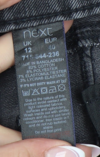 Next Women's Grey Jeans Size 12 Dark Wash