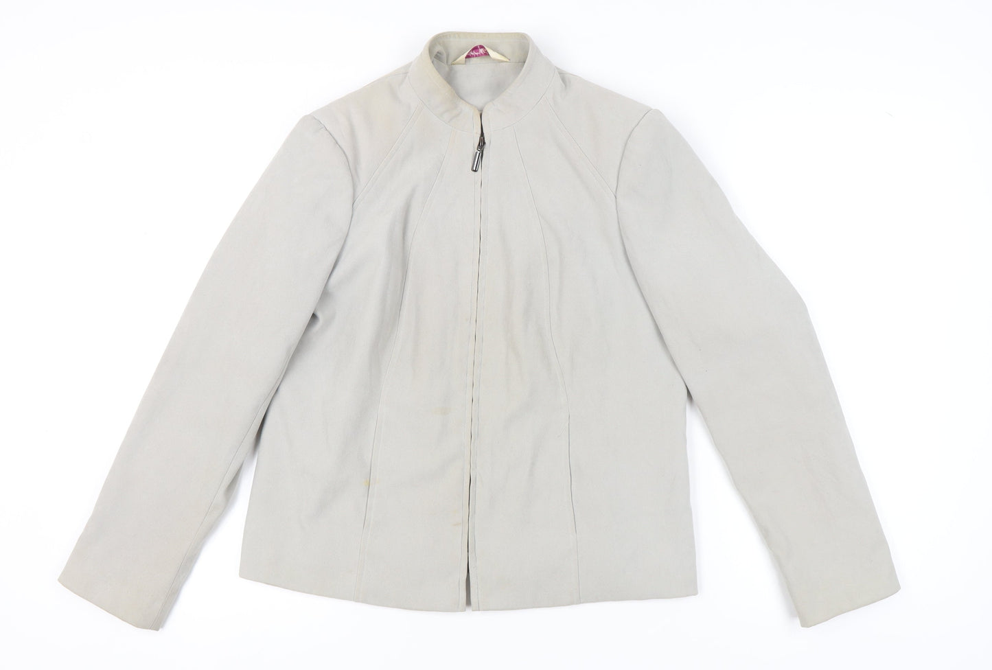 Womens UK Size 14 Bonmarché Beige Basic Jacket