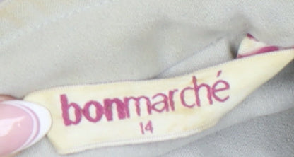 Womens UK Size 14 Bonmarché Beige Basic Jacket