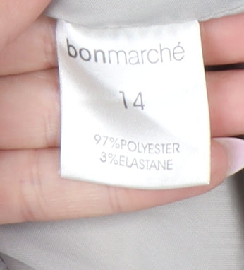Womens UK Size 14 Bonmarché Beige Basic Jacket