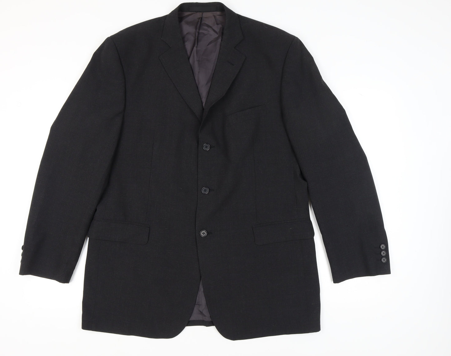 Marks and Spencer Men's Charcoal Suit Jacket, 44L, Formal