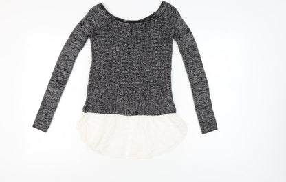 Womens UK Size 8 River Island Multicoloured Pullover Jumper