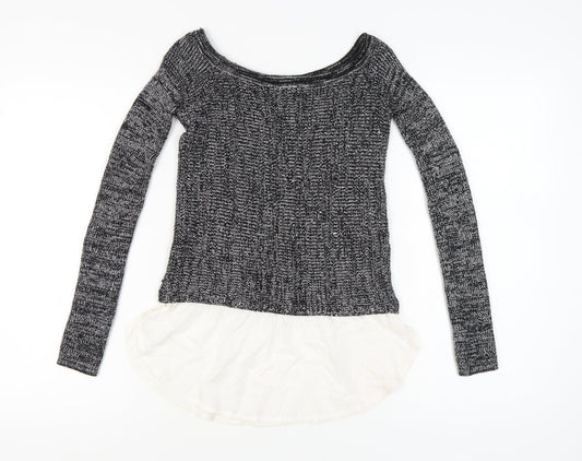 Womens UK Size 8 River Island Multicoloured Pullover Jumper