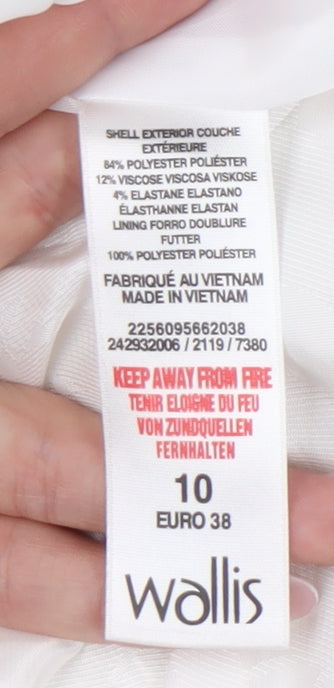 Wallis Women’s White Blazer Jacket UK Size 10