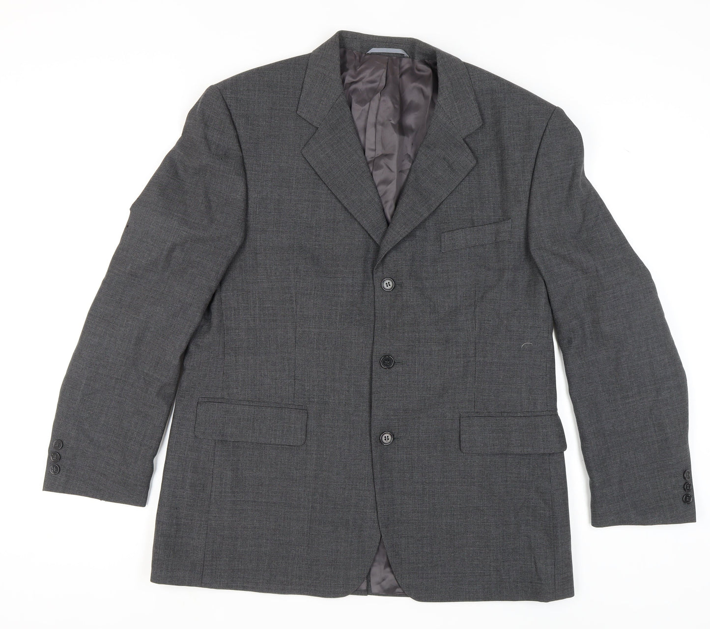 Mens UK Size 44 Burton Regular Grey Suit Jacket