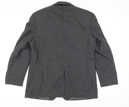 Mens UK Size 44 Burton Regular Grey Suit Jacket