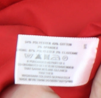 Oasis Women's Red Peplum Cocktail Dress Size 12