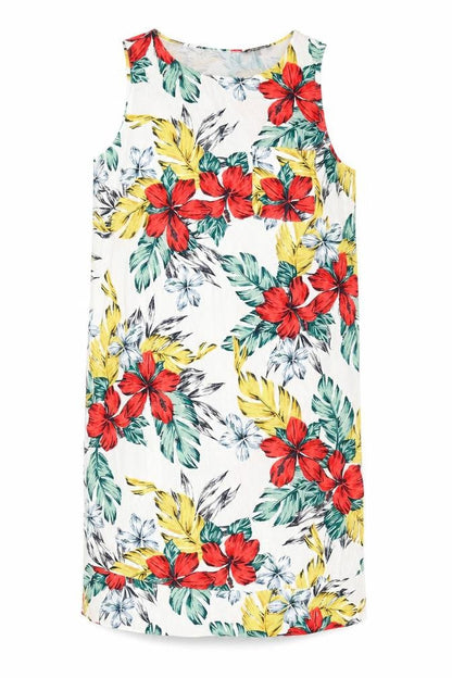 Bonmarché Women's Floral Shift Dress, Size 14, Multicoloured